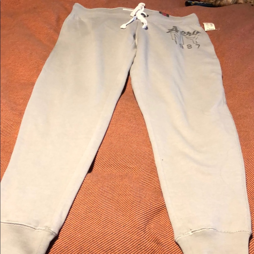 Aeropostale NWT grey Sweat pants jogger M